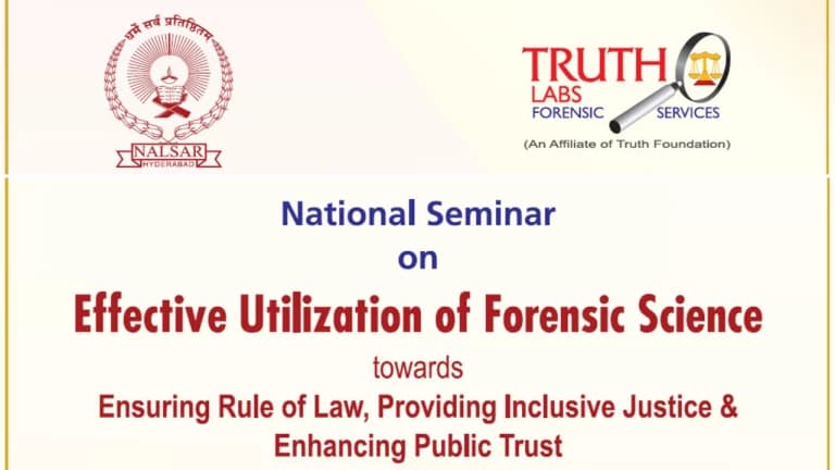 National Seminar On Effective Utilization of Forensic Science